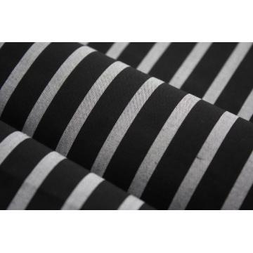 100% Spun rayon yarn dyed meiko cloth yarn dyed stripe fabric