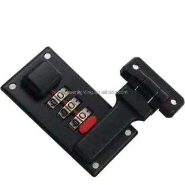 Affordable 3-Digit Combination Lock for Travel Suitcases: Secure Silver Mental Briefcase with Different Sizes and Cheap Price