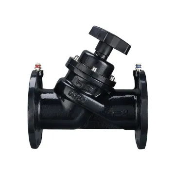 Taike China Factory  PN16  Cast Steel Flange Balancing Valve Digital Lock Balance Valve Hydraulic