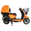 Entrega grande tronco elétrico scooter com cesta