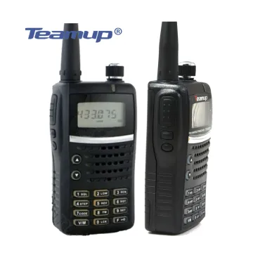 Portable Multiband Handheld Transceiver with Professional FM Radio