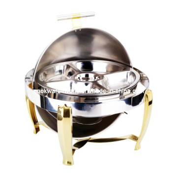 Economic Chafing Dishes / Round Roll Top (YJ-550327)