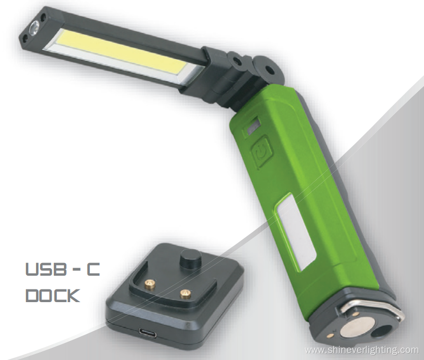 COB Rechargeable Work Light with Charging Base