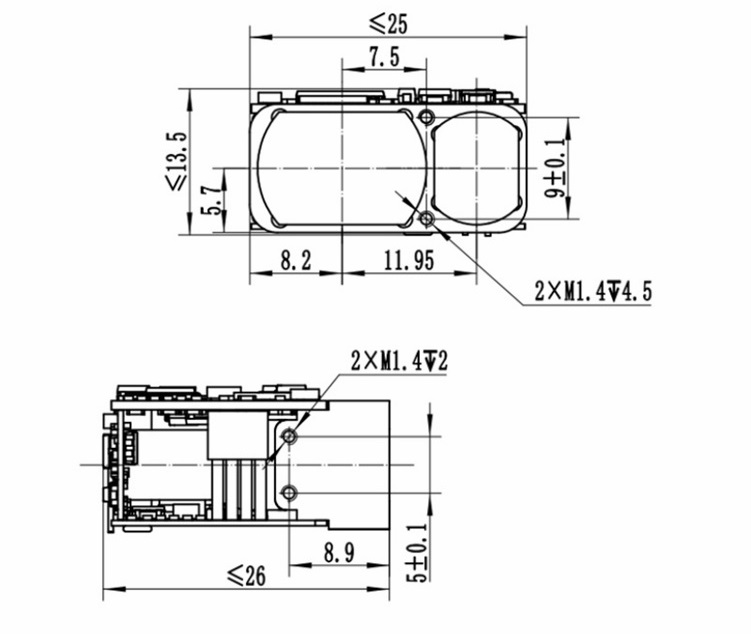 Optical Distance Sensor 2000m