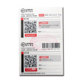 Self adhesive waterproof transport label