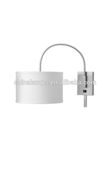 Best price hotel lobby lighting lowes light fixtures wall lamps with fabric lampshade for American hotel motel facility supply