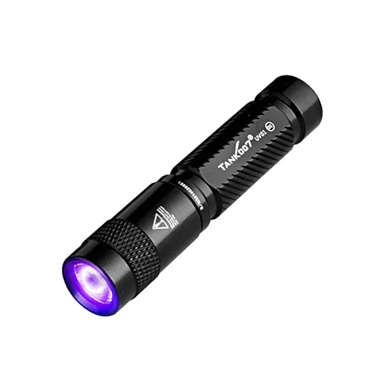 Custom RTS Mini LED Black Light Torch Keyring Flashlight with 365nm UV Technology