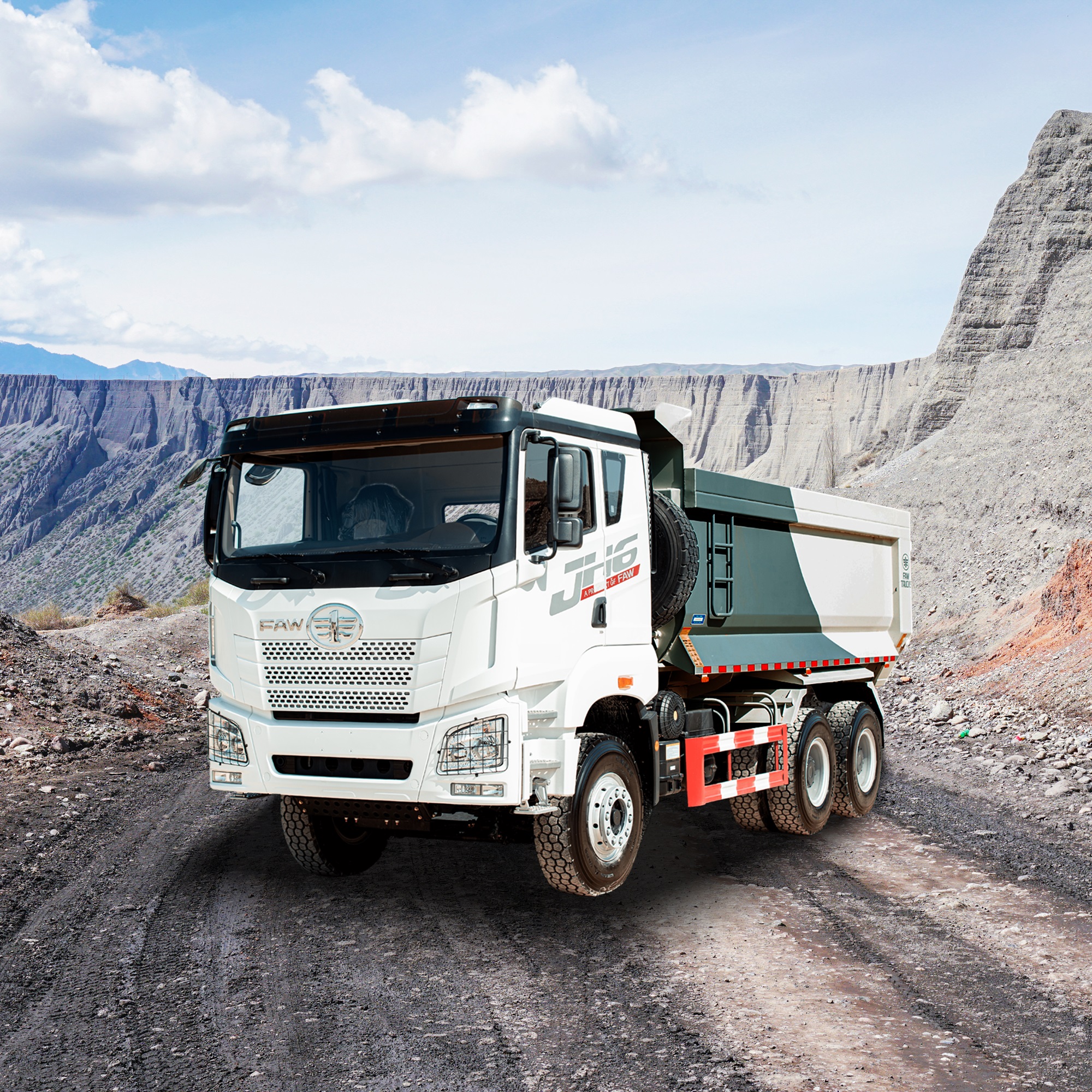 Customizable JH6 Dump Truck for Optimal Material Handling