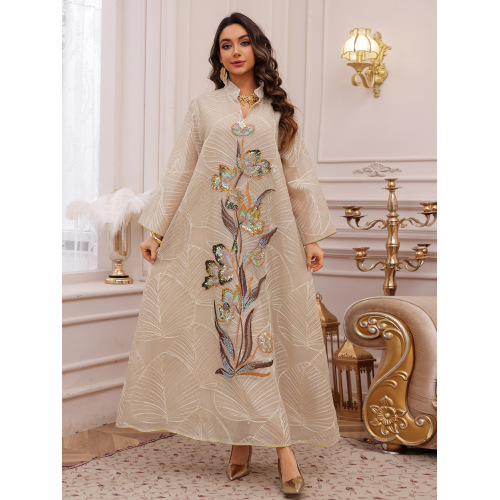 لباس ابیا گلدوزی شده لوکس