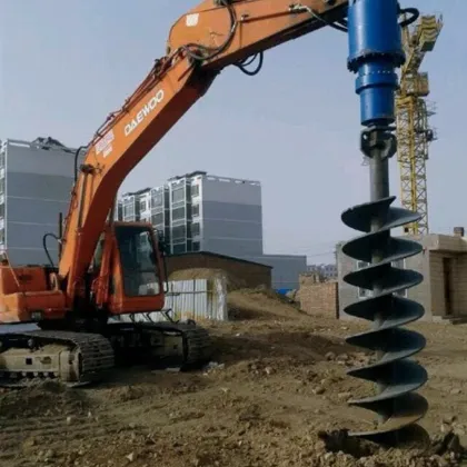 Hidromek Excavator Earth Auger & Soil Drill
