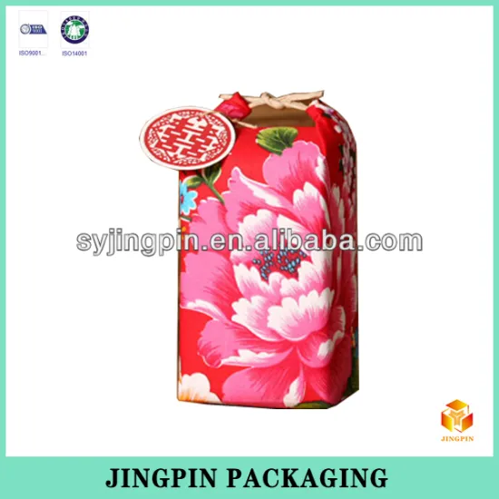 customized art paper packaging box for wedding