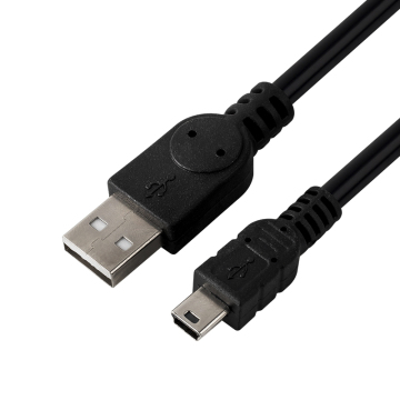 USB 2.0 Type A Male to 5P Mini USB Data Charger Cable for MP3/MP4 Players, Cameras, GPS Devices