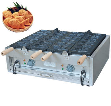 Comercial Electric de 110V/220V Corea Taiyaki Fish Fish Waffle Cake Maker