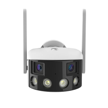 4MP CCTV Home Security System with WiFi Audio and 180° Panoramic Dual Lens Camera