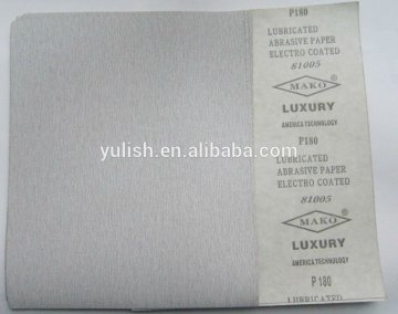 sandpaper/sanding paper/abrisive paper
