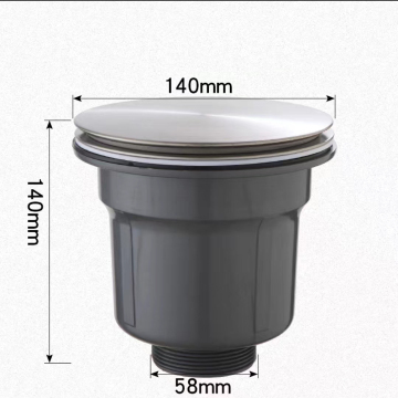 Kitchen Sink Drain Accessories: Thickening Drainers for Single and Double Bowls, Deodorizers, and Rat-Bite Prevention