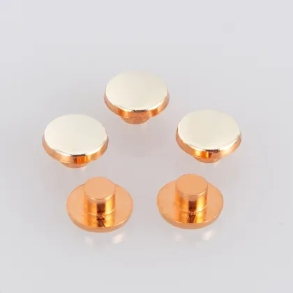 Silver Electrical Contact Stamping Welding Parts for Industrial Appliances