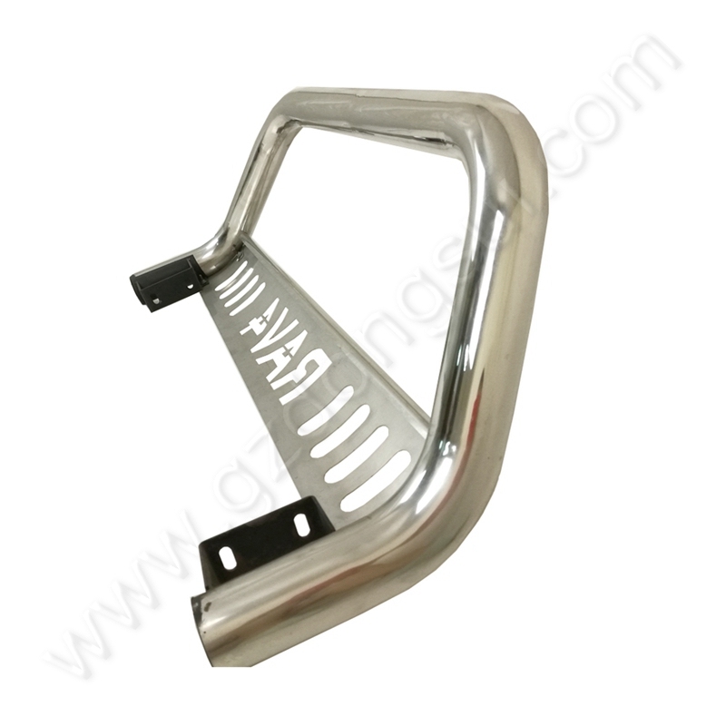 Iron U-shaped front bumper with baffle