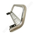Iron U-shaped front bumper with baffle