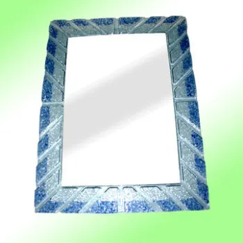 Bathroom Mirror Made of Silver