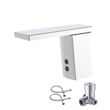 Touchless Induction Bathroom Faucet with Automatic Shut Off