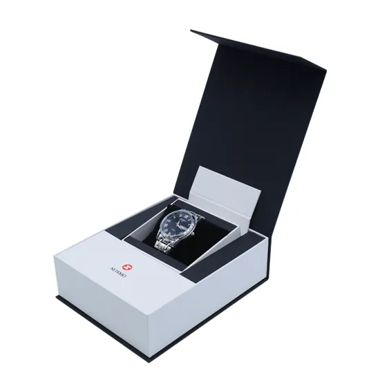 Custom Luxury Paper Cardboard Packaging Magnet Watch Box