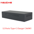 Chargeur de type C de 12 ports 360W High Power