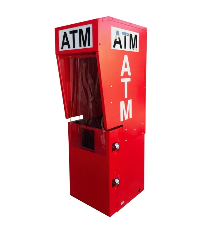 Enceinte de la machine ATM avec revêtement en poudre en métal OEM