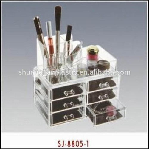 Multilayer and multifunctional plastic cosmetic box