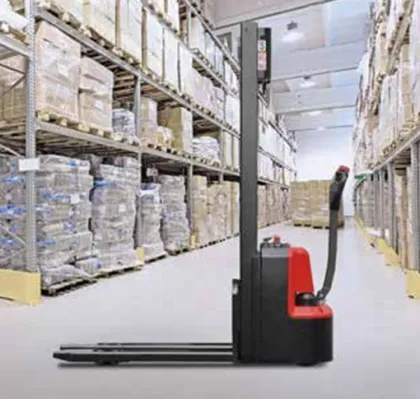 A series mini range pallet stacker-Double column