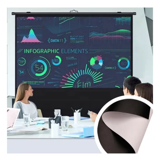 0.38MM Woven Projection Screen Fabric: The Ideal Choice for High-Quality Floor Standing Projector Screens