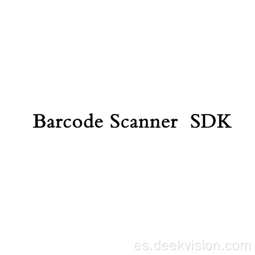 SDK de escáner de código de barras para Android