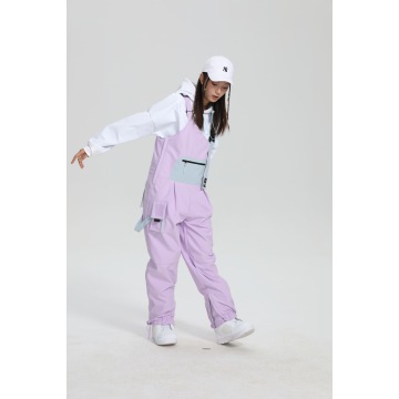 Winter Snowboard Bibs Female Korean Version