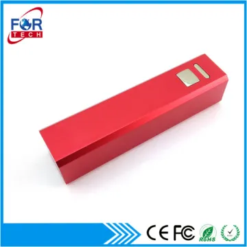Newest version logo laser power charger 2600mah gifts power core for phones