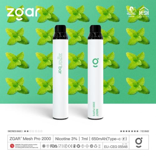 Hot Sales ZGAR Popular ZGAR VAPE Cigarro eletrônico Vape