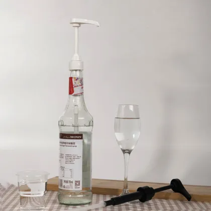 Food Grade Plastic Screw Syrup Pump for 700ml Bottles - Monin, Torani, Jam, Davinci Dispenser