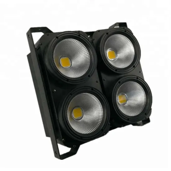 DMX Controlled 4x100W LED Matrix Lighting: Warm and Cold White Strobe Effects with 4 Eyes Light for Audience