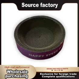 Round Cat Scratching Board and Cat Nest Combination