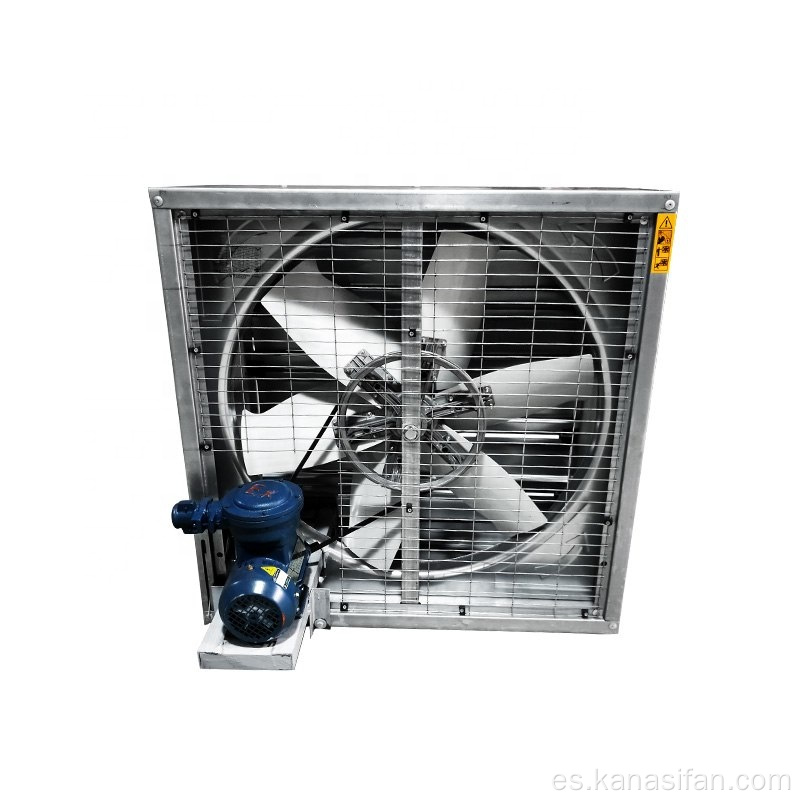 Ventiladores axiales de ventilación para aves de corral de gran flujo de aire Acero inoxidable