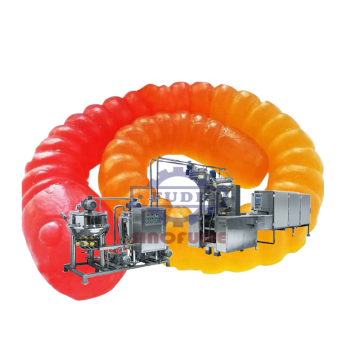 Supplier of Commercial Full-Automatic Pectin Jelly Candy and Gummy Bear Depositing Production Lines