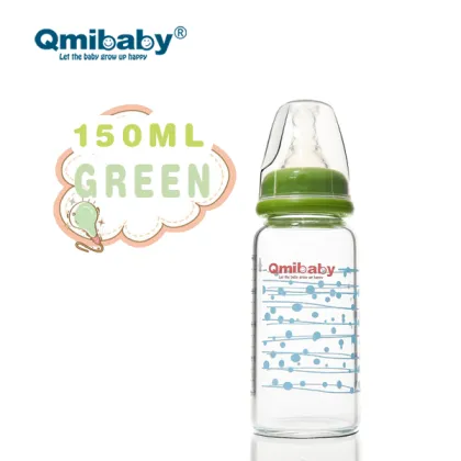 Comi 150ml High Borosilicate Glass Newborn Breastfeeding Bottle
