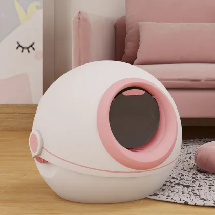 Luxury Large Capacity Enclosed Planet Auto Cat Toilet