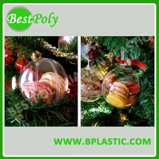 Clear ball packaging plastic round pack for candy