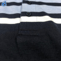 custom print golf striped mens polo shirts