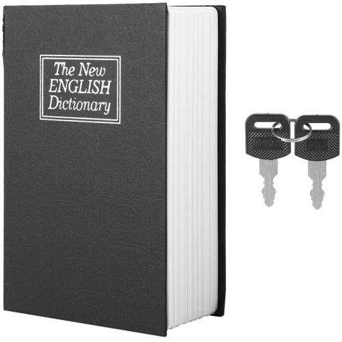 Secret Hidden Metal Book Safes with 2 keys