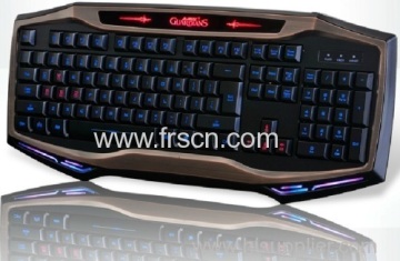 Laptop Computer Three Colored Changeable Wired Multimedia Led Keyboard 
