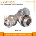 Male Branch Tee Swivel Fast Twist Pneumatic Fittings