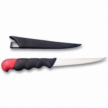 Hunting Knife with Plastic Handle, Made of 440 Stainless Steel