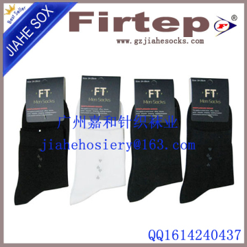 Custom cotton knitted casual mens thin black dress business socks