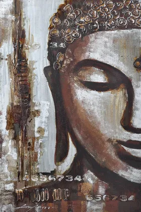 Buddha Wall Art Asian Zen Metal Décor